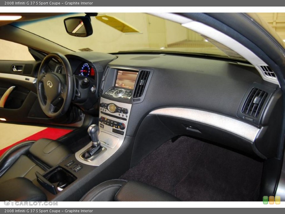 Graphite Interior Dashboard for the 2008 Infiniti G 37 S Sport Coupe #46307699
