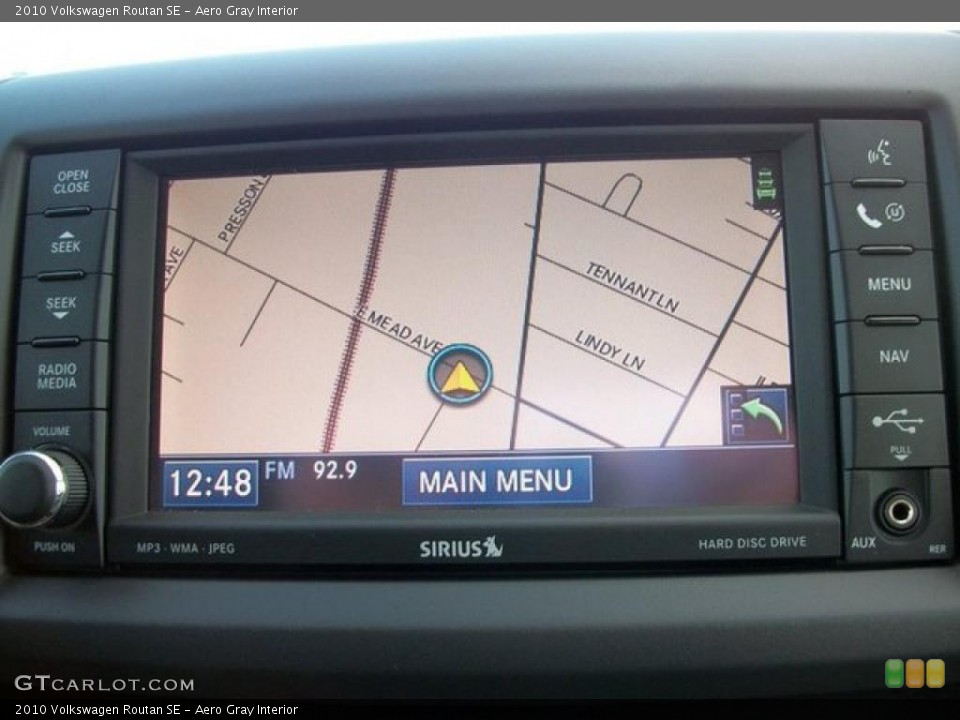 Aero Gray Interior Navigation for the 2010 Volkswagen Routan SE #46308374