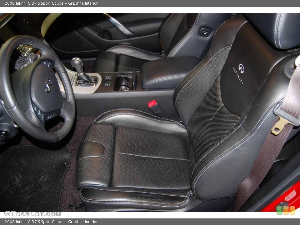 Graphite Interior Photo for the 2008 Infiniti G 37 S Sport Coupe #46308569