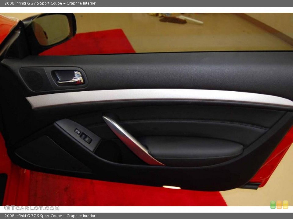 Graphite Interior Door Panel for the 2008 Infiniti G 37 S Sport Coupe #46308641