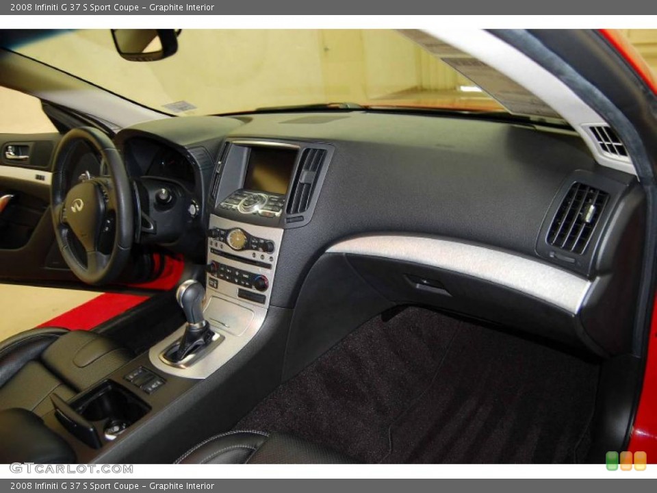 Graphite Interior Dashboard for the 2008 Infiniti G 37 S Sport Coupe #46308668