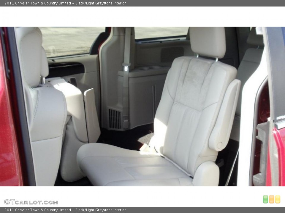 Black/Light Graystone Interior Photo for the 2011 Chrysler Town & Country Limited #46309271