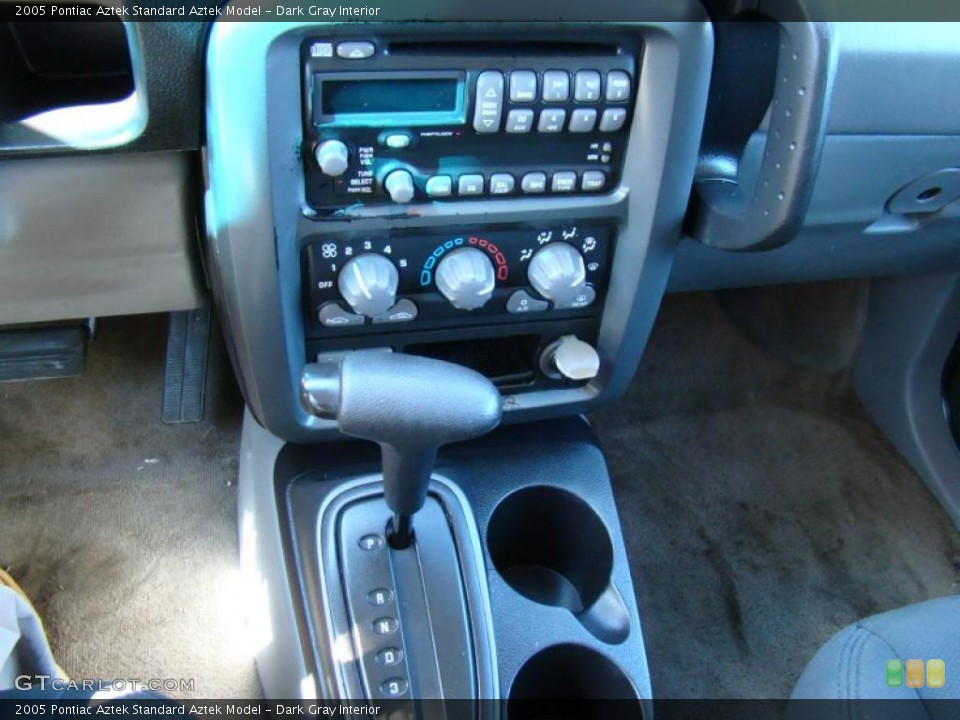 Dark Gray Interior Controls for the 2005 Pontiac Aztek  #46309487