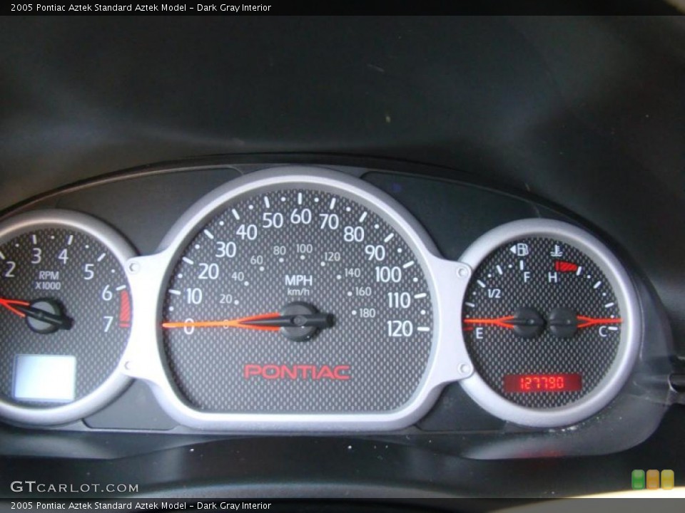 Dark Gray Interior Gauges for the 2005 Pontiac Aztek  #46309505