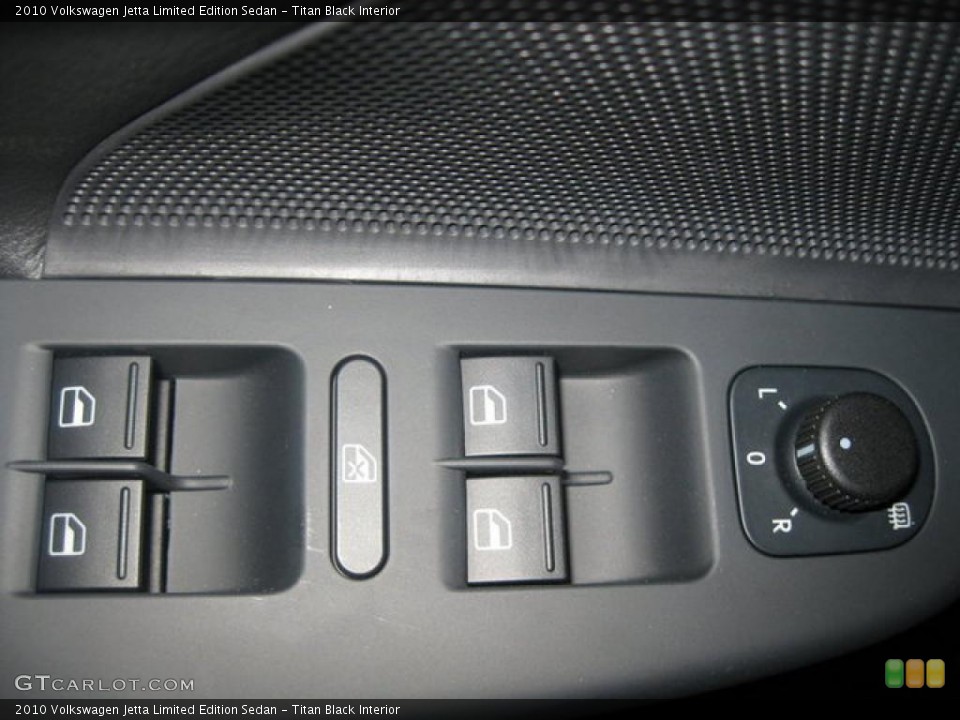 Titan Black Interior Controls for the 2010 Volkswagen Jetta Limited Edition Sedan #46310651