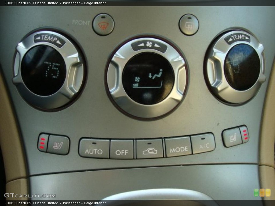 Beige Interior Controls for the 2006 Subaru B9 Tribeca Limited 7 Passenger #46310993
