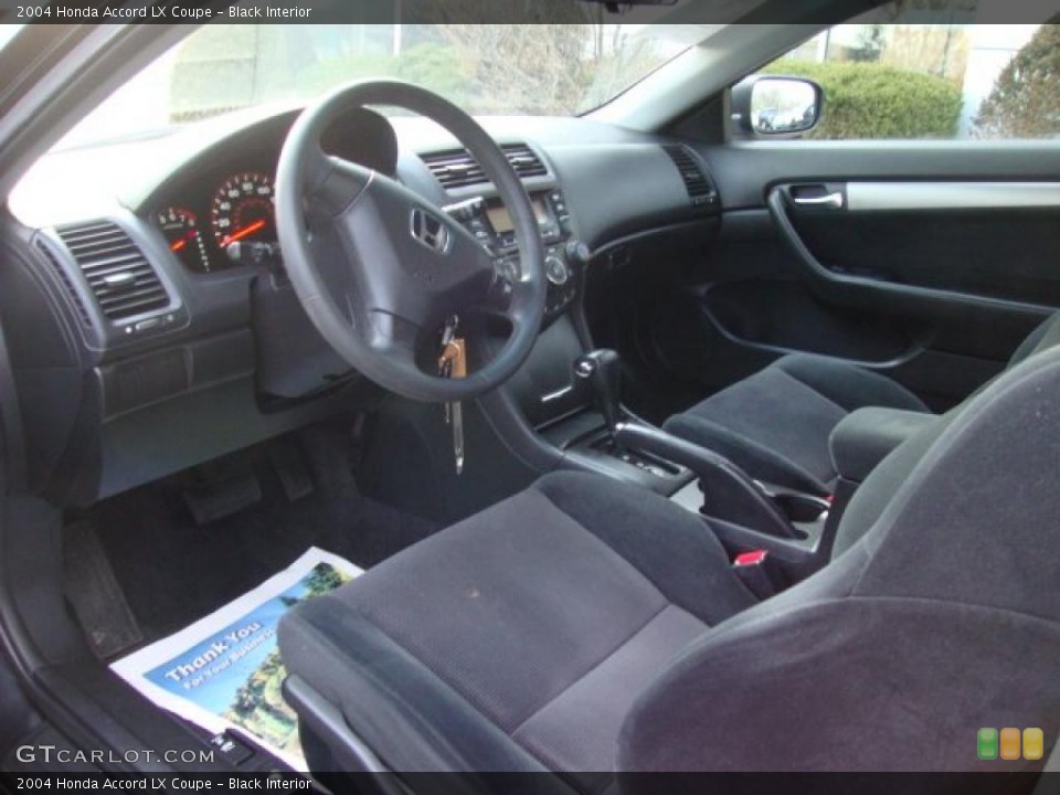 Black Interior Prime Interior for the 2004 Honda Accord LX Coupe #46311086