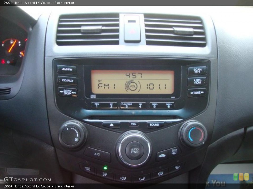 Black Interior Controls for the 2004 Honda Accord LX Coupe #46311101