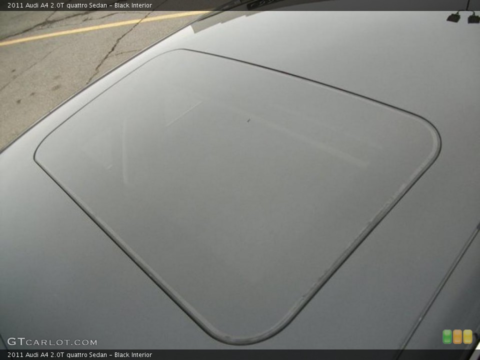 Black Interior Sunroof for the 2011 Audi A4 2.0T quattro Sedan #46311179