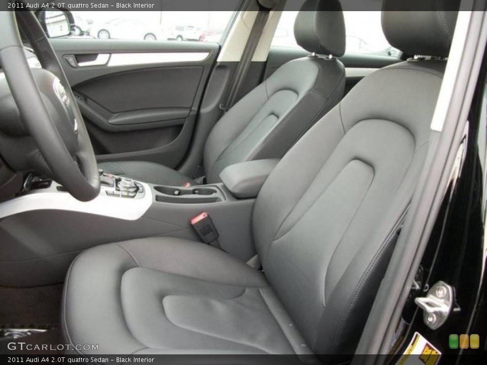 Black Interior Photo for the 2011 Audi A4 2.0T quattro Sedan #46311185