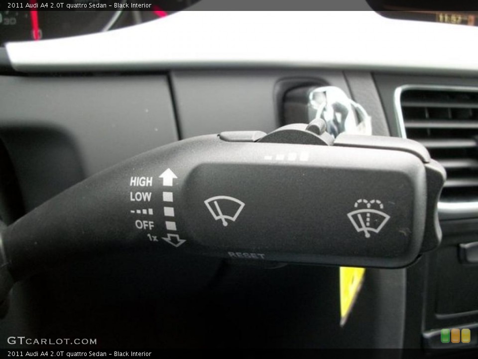 Black Interior Controls for the 2011 Audi A4 2.0T quattro Sedan #46311236