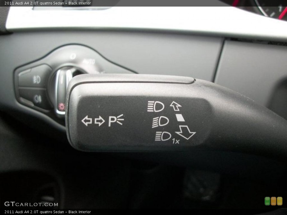 Black Interior Controls for the 2011 Audi A4 2.0T quattro Sedan #46311239