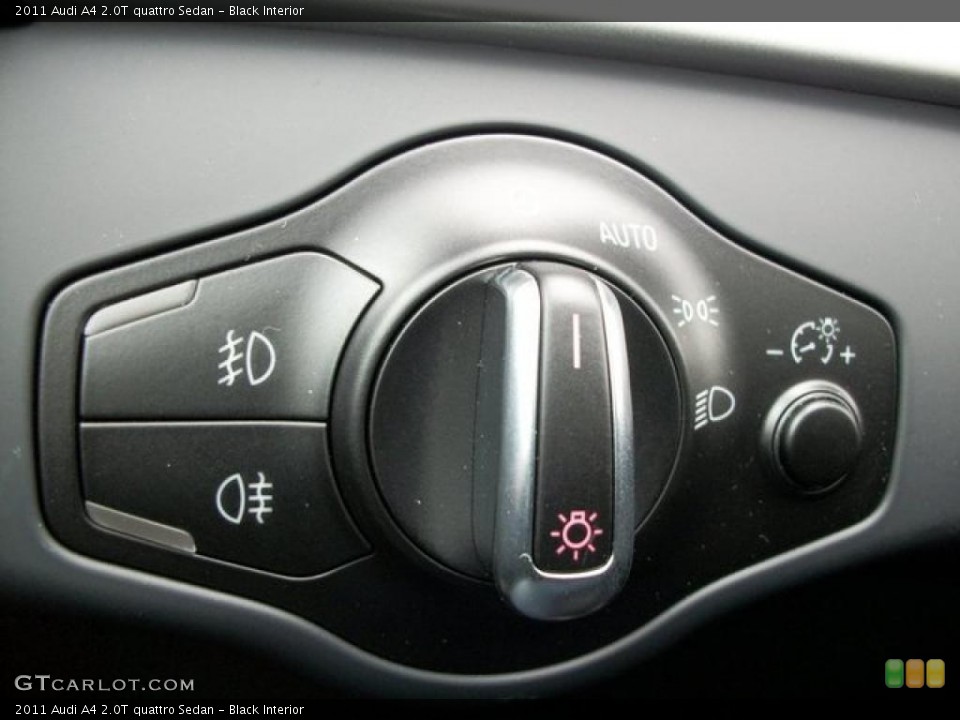 Black Interior Controls for the 2011 Audi A4 2.0T quattro Sedan #46311260