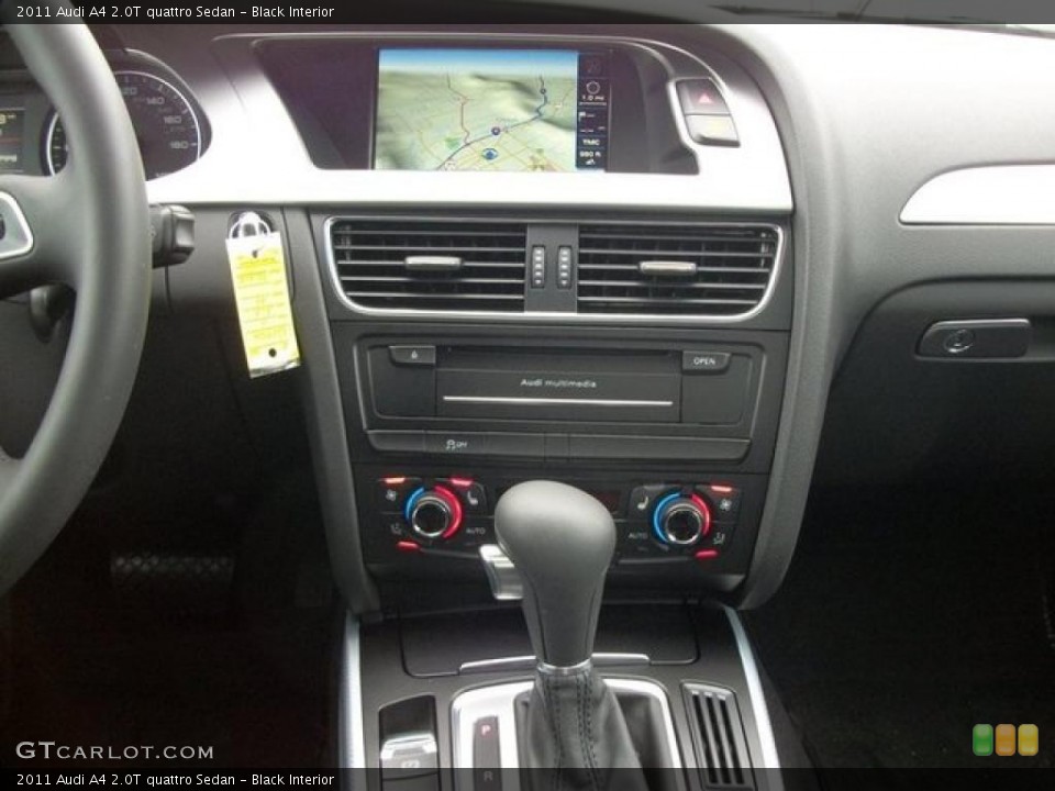 Black Interior Navigation for the 2011 Audi A4 2.0T quattro Sedan #46311266