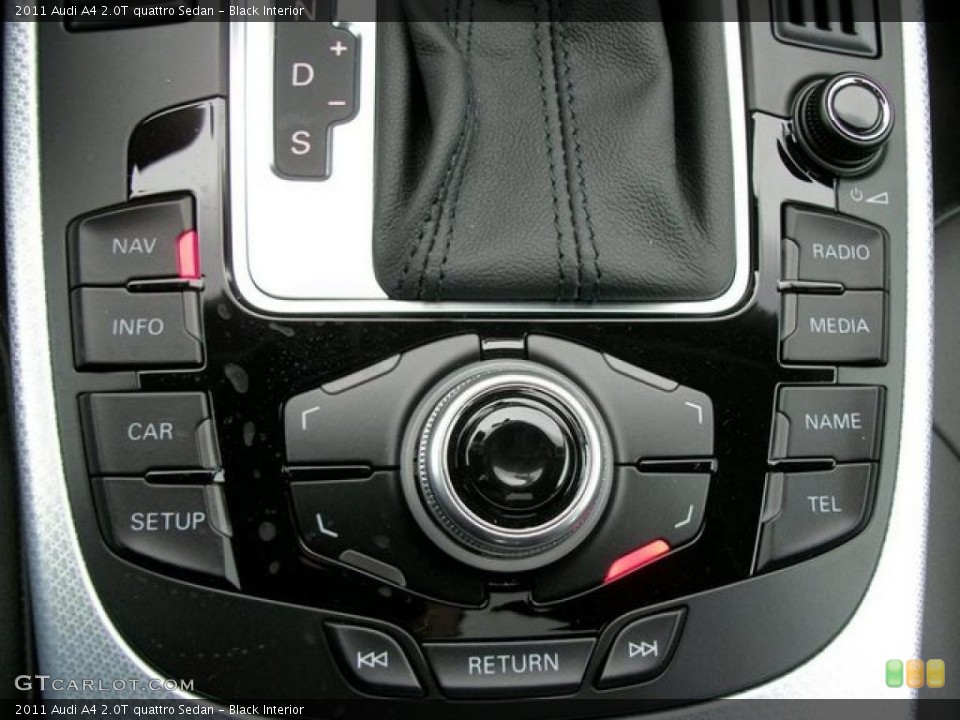Black Interior Controls for the 2011 Audi A4 2.0T quattro Sedan #46311296