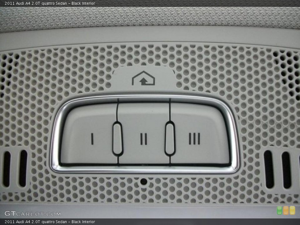 Black Interior Controls for the 2011 Audi A4 2.0T quattro Sedan #46311335