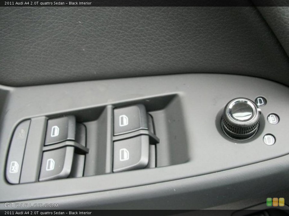 Black Interior Controls for the 2011 Audi A4 2.0T quattro Sedan #46311362