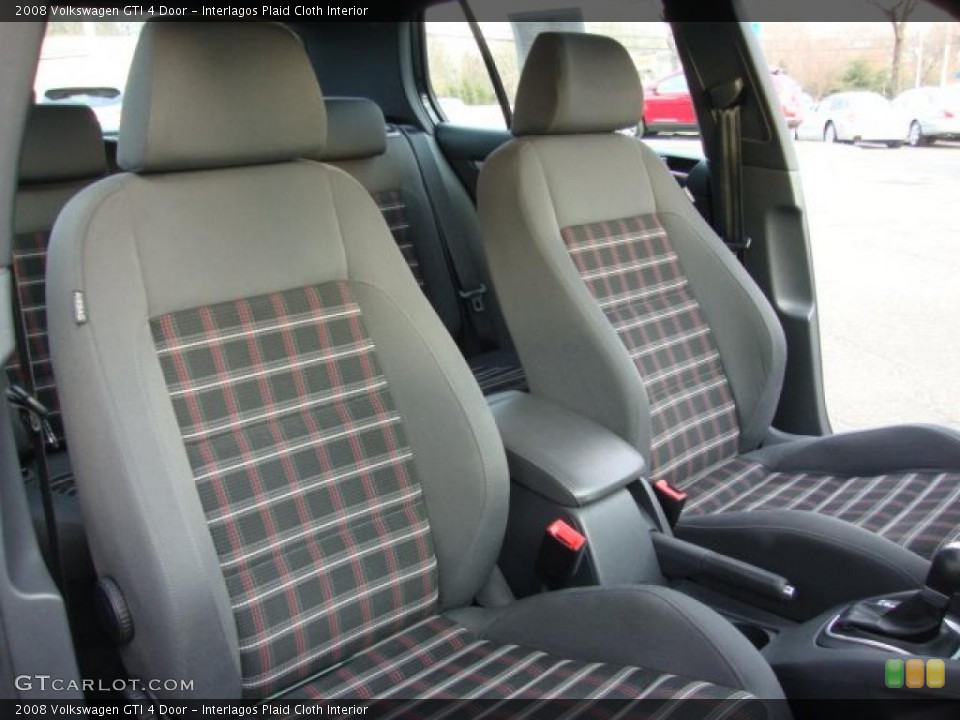 Interlagos Plaid Cloth Interior Photo for the 2008 Volkswagen GTI 4 Door #46311596