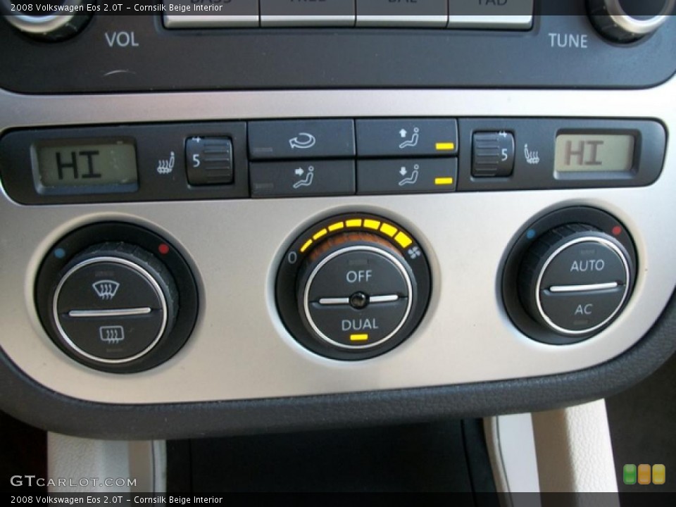 Cornsilk Beige Interior Controls for the 2008 Volkswagen Eos 2.0T #46311824