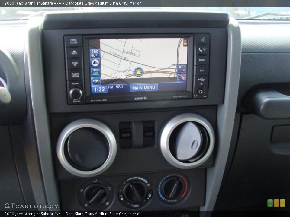 Dark Slate Gray/Medium Slate Gray Interior Navigation for the 2010 Jeep Wrangler Sahara 4x4 #46311980