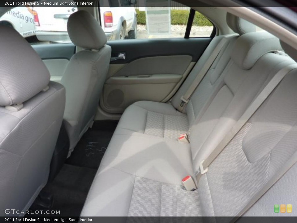 Medium Light Stone Interior Photo for the 2011 Ford Fusion S #46312844