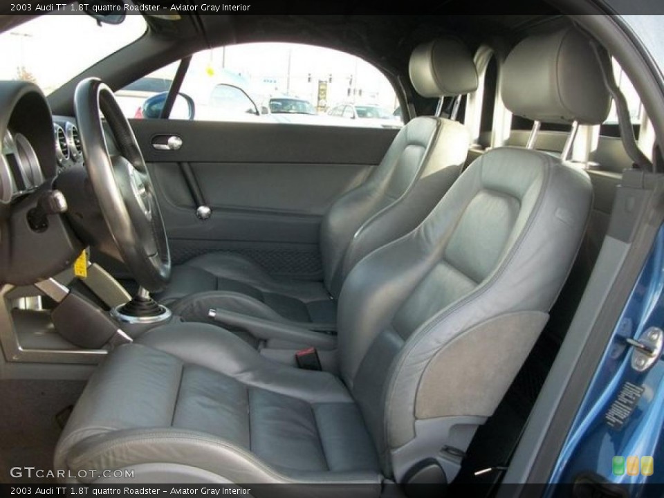 Aviator Gray Interior Photo for the 2003 Audi TT 1.8T quattro Roadster #46312961