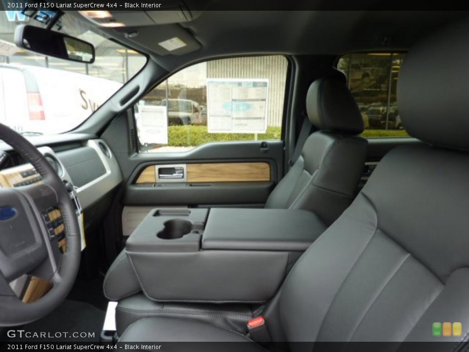 Black Interior Photo for the 2011 Ford F150 Lariat SuperCrew 4x4 #46313315
