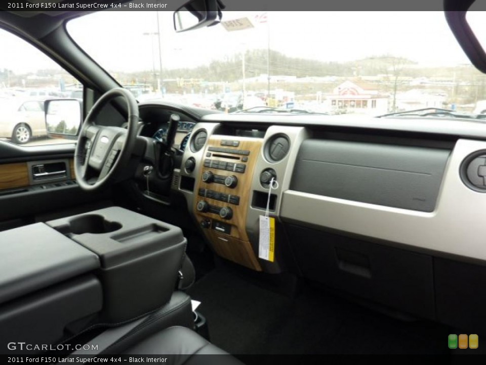 Black Interior Dashboard for the 2011 Ford F150 Lariat SuperCrew 4x4 #46313345