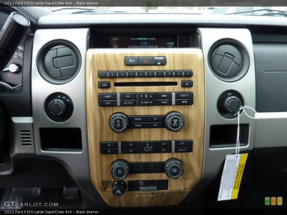 Black Interior Controls for the 2011 Ford F150 Lariat SuperCrew 4x4 #46313357