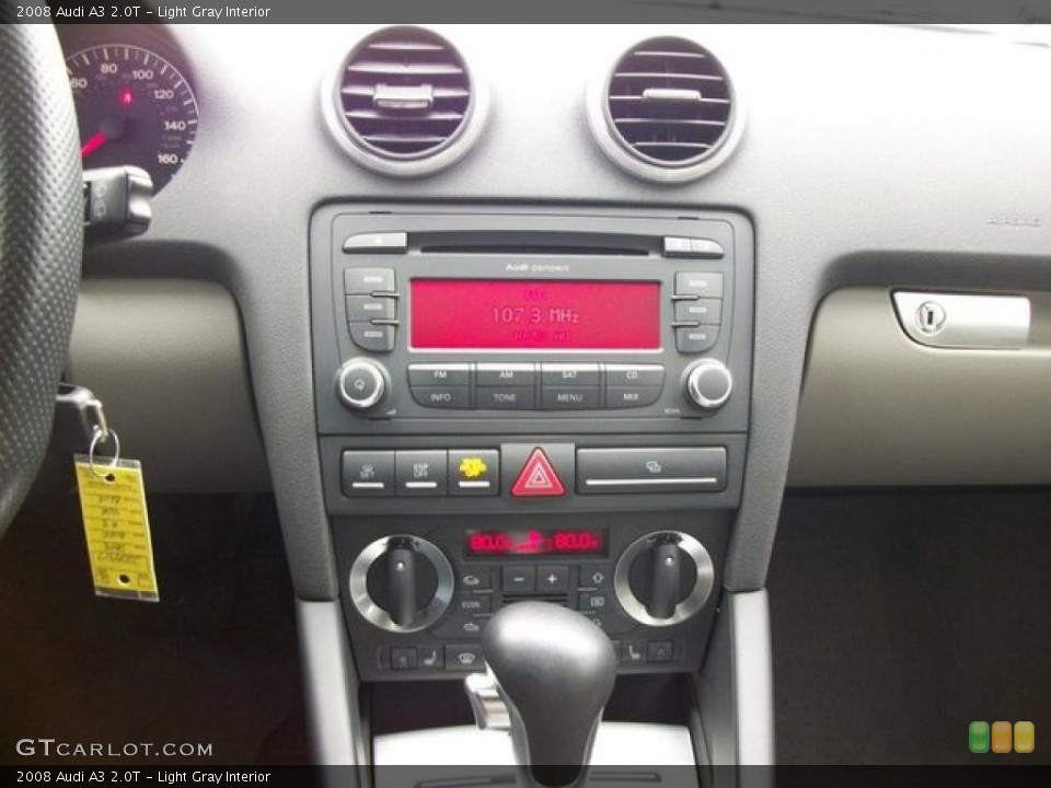 Light Gray Interior Controls for the 2008 Audi A3 2.0T #46313792