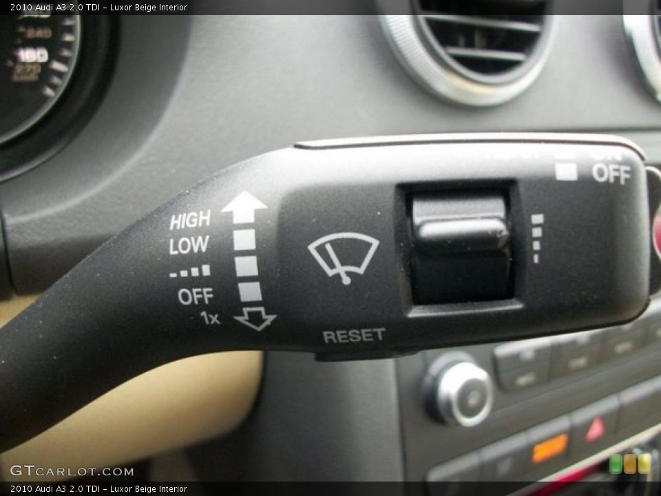 Luxor Beige Interior Controls for the 2010 Audi A3 2.0 TDI #46314119
