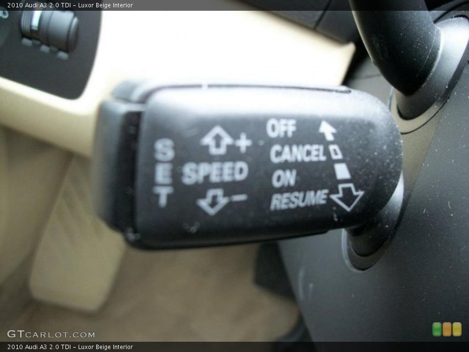 Luxor Beige Interior Controls for the 2010 Audi A3 2.0 TDI #46314125