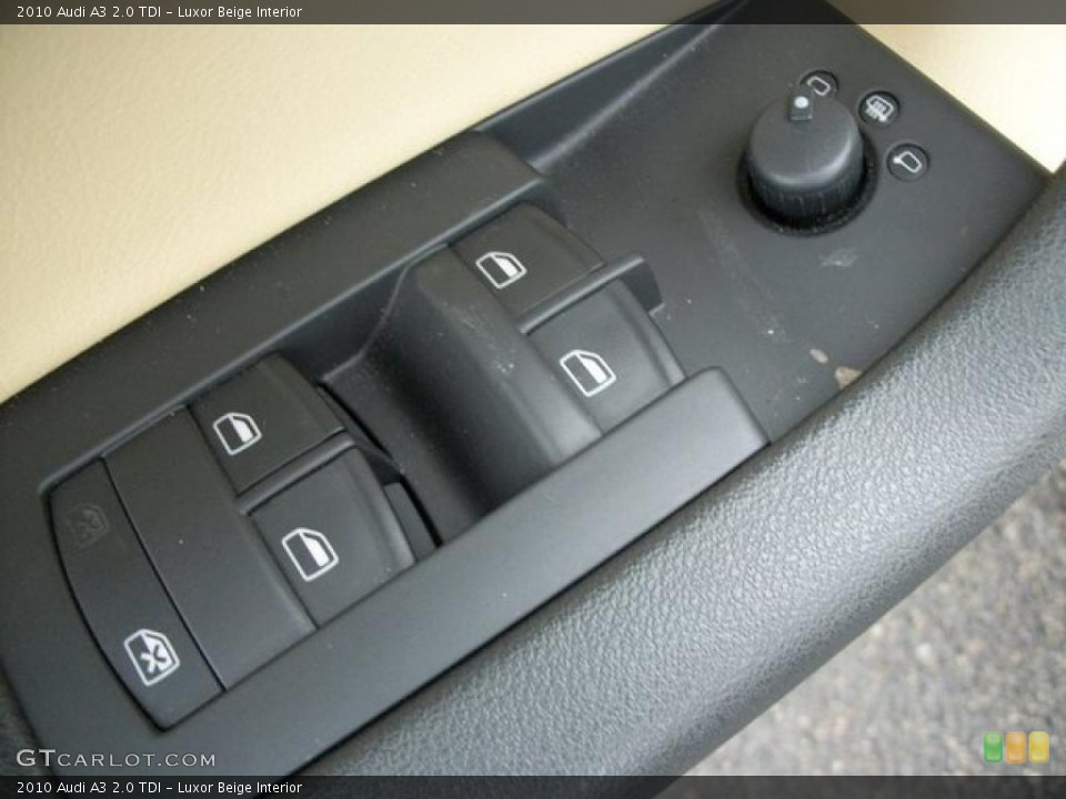 Luxor Beige Interior Controls for the 2010 Audi A3 2.0 TDI #46314161