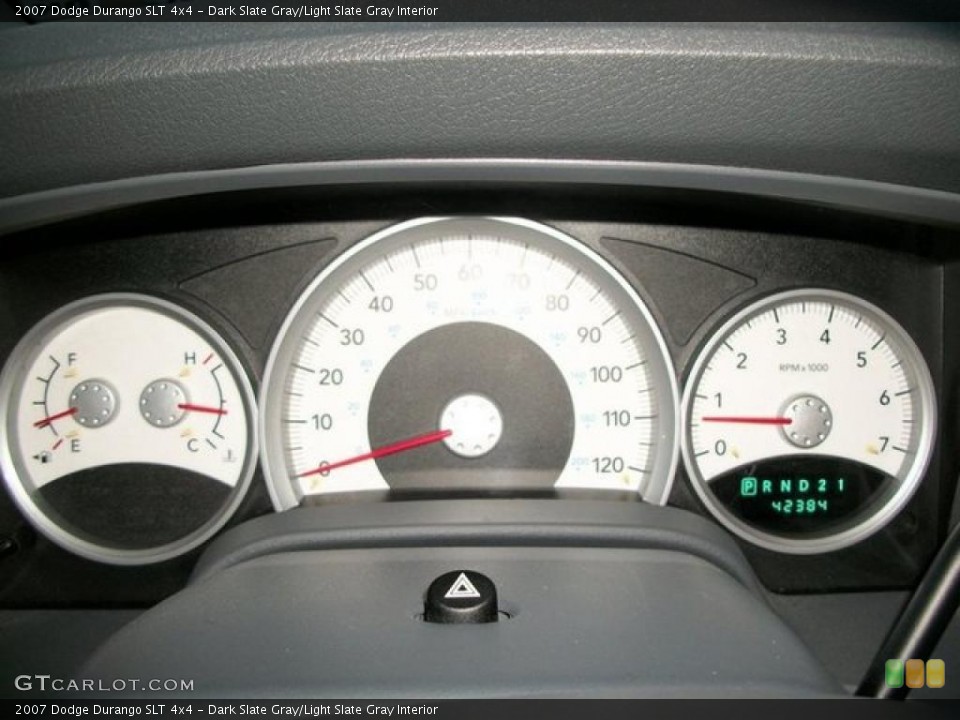 Dark Slate Gray/Light Slate Gray Interior Gauges for the 2007 Dodge Durango SLT 4x4 #46315160