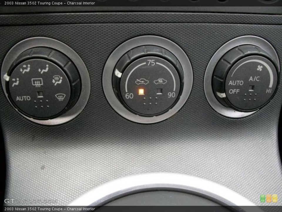 Charcoal Interior Controls for the 2003 Nissan 350Z Touring Coupe #46315766