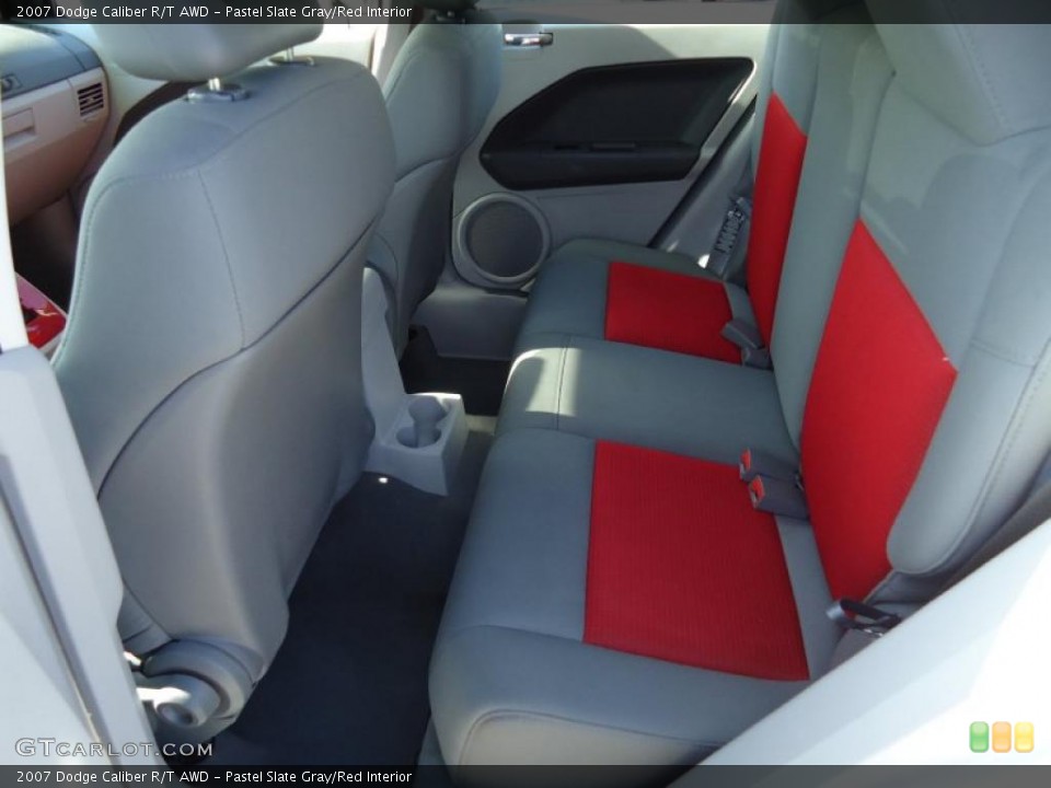 Pastel Slate Gray/Red Interior Photo for the 2007 Dodge Caliber R/T AWD #46319058