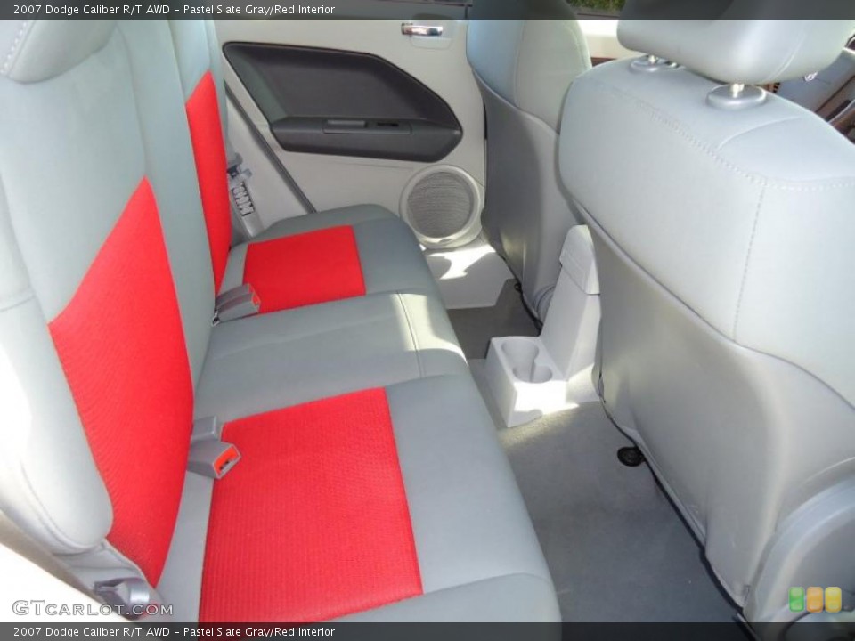 Pastel Slate Gray/Red Interior Photo for the 2007 Dodge Caliber R/T AWD #46319181