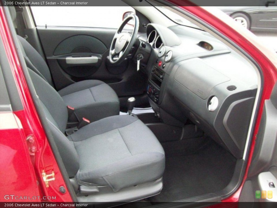 Charcoal Interior Photo for the 2006 Chevrolet Aveo LT Sedan #46319283