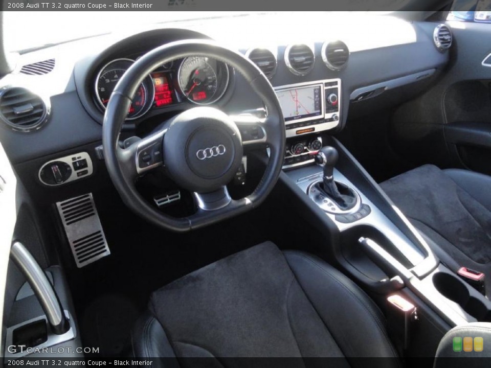 Black Interior Dashboard for the 2008 Audi TT 3.2 quattro Coupe #46320069
