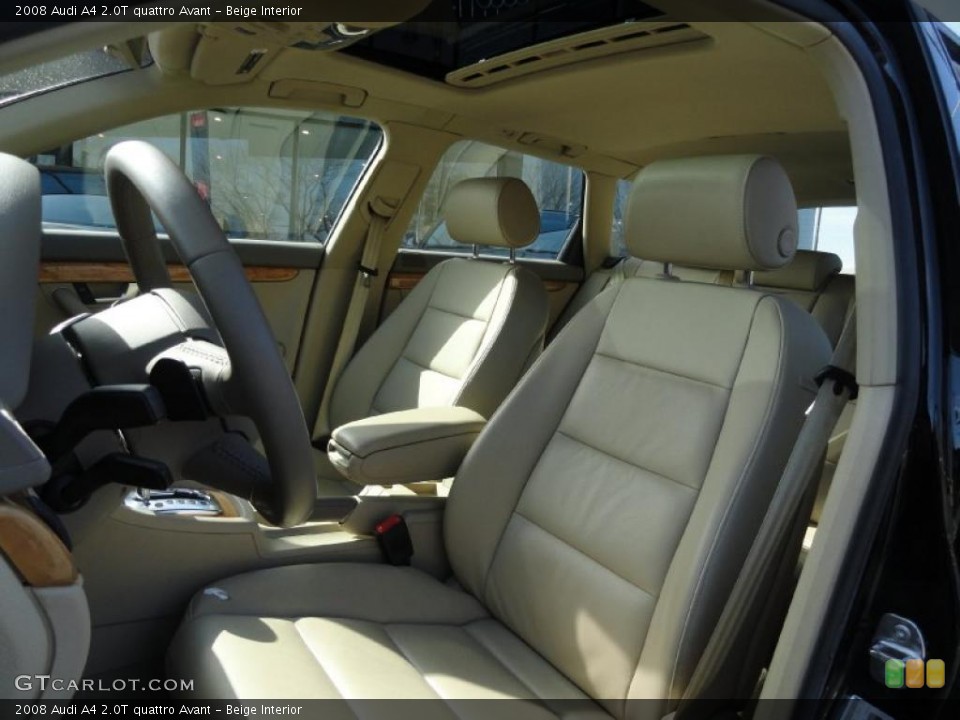 Beige Interior Photo for the 2008 Audi A4 2.0T quattro Avant #46320111