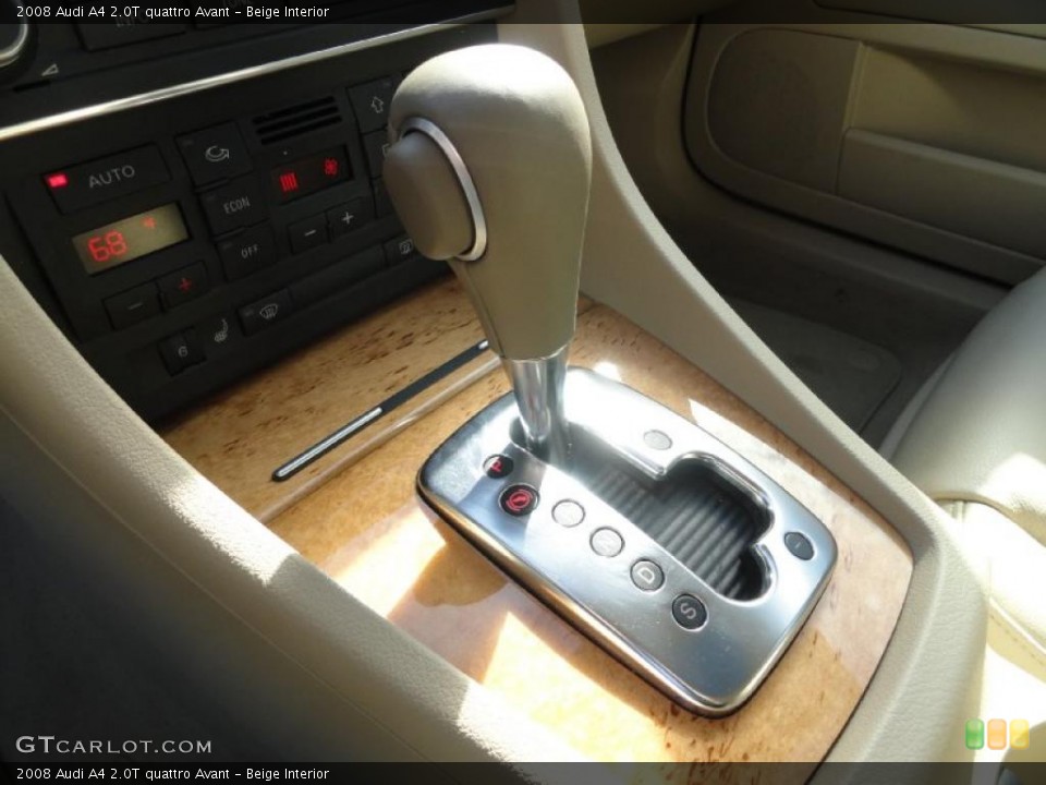 Beige Interior Transmission for the 2008 Audi A4 2.0T quattro Avant #46320126