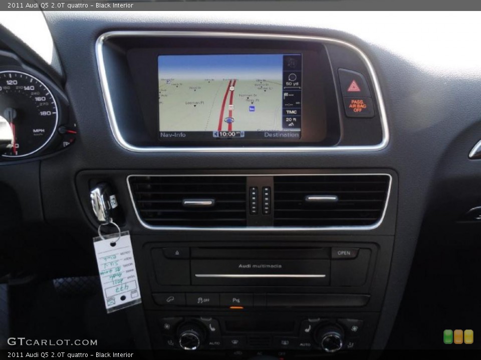 Black Interior Navigation for the 2011 Audi Q5 2.0T quattro #46320747