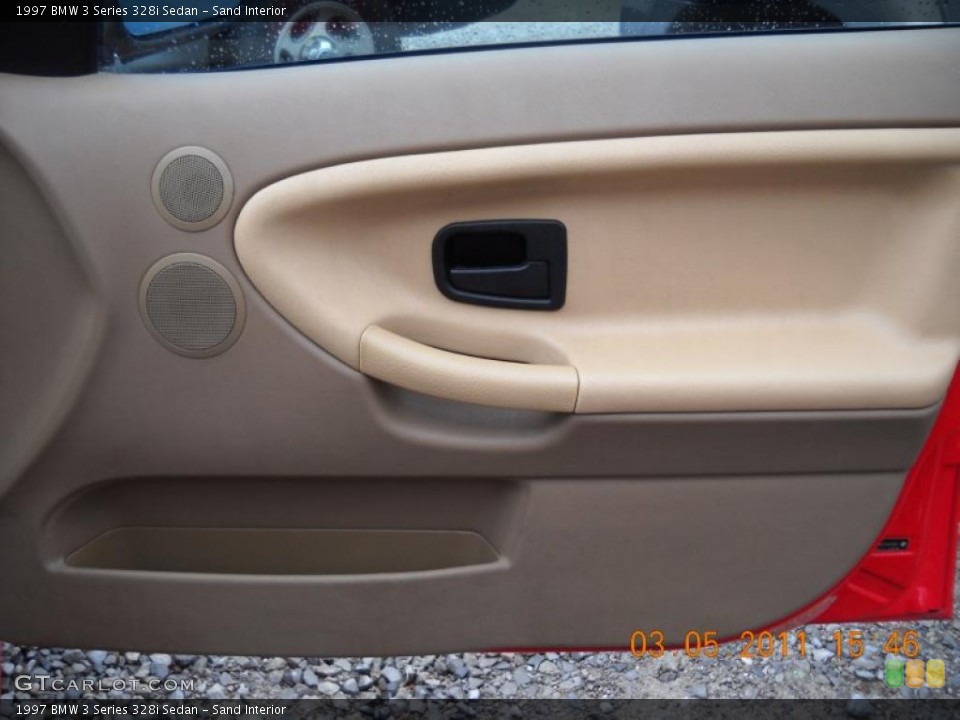 Sand Interior Door Panel for the 1997 BMW 3 Series 328i Sedan #46321029