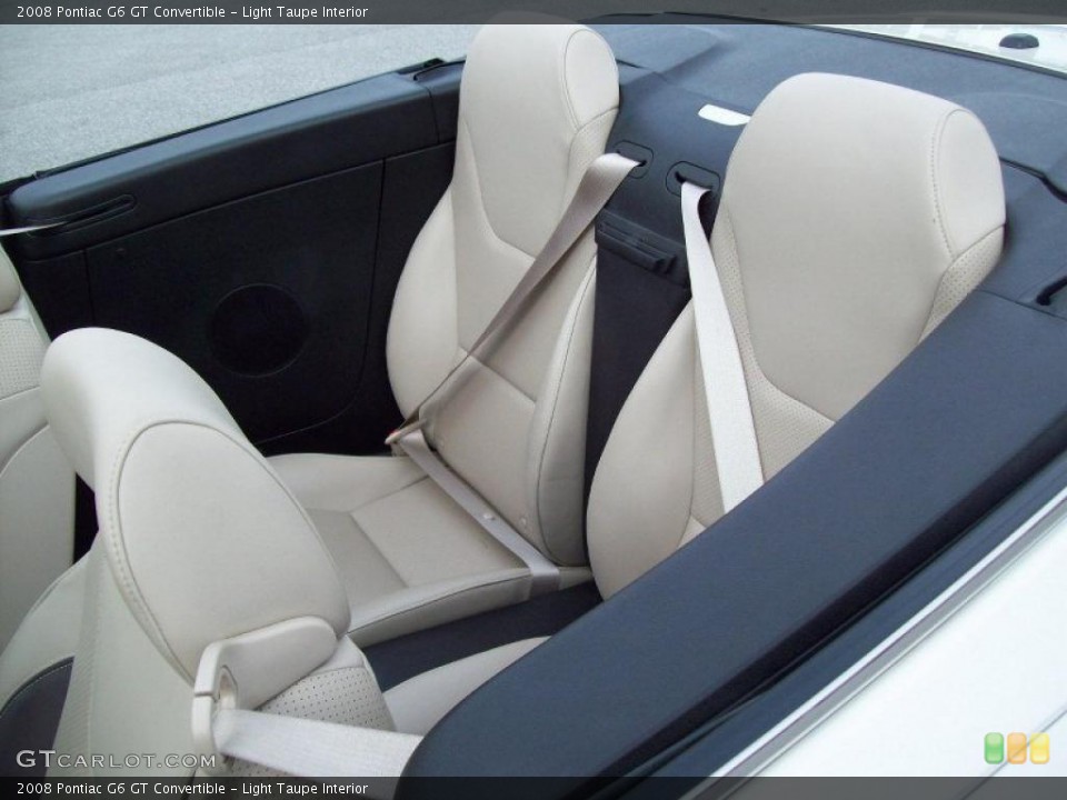 Light Taupe Interior Photo for the 2008 Pontiac G6 GT Convertible #46321650