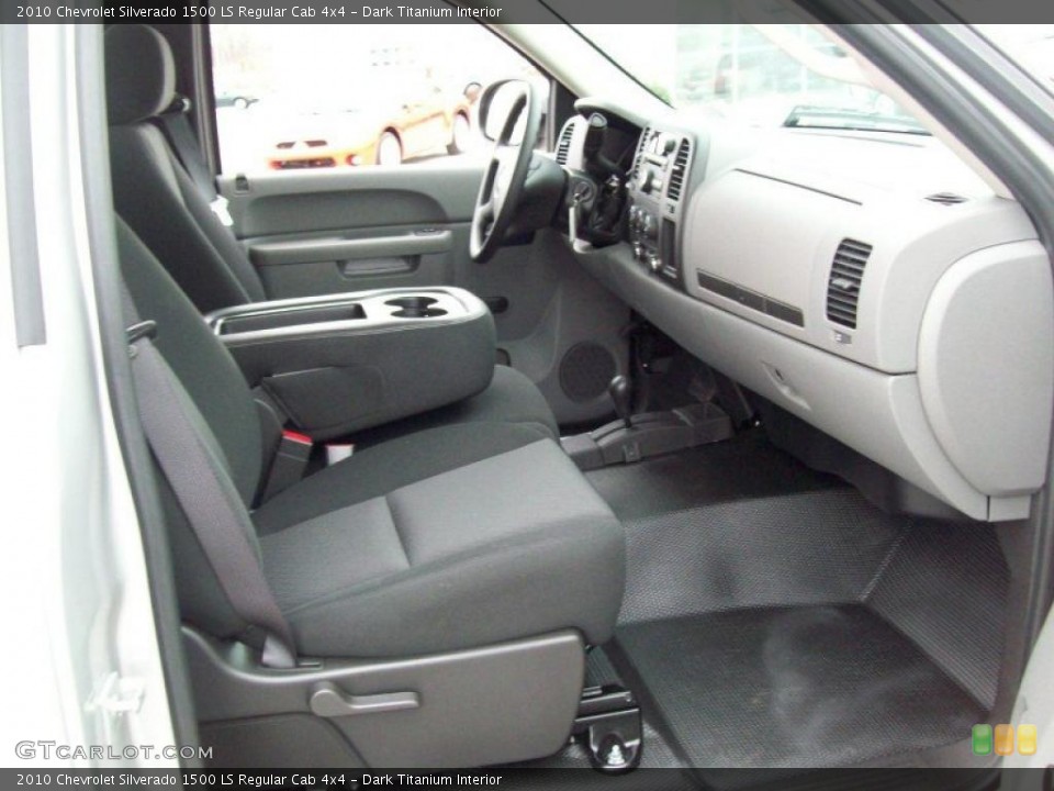 Dark Titanium Interior Photo for the 2010 Chevrolet Silverado 1500 LS Regular Cab 4x4 #46321698