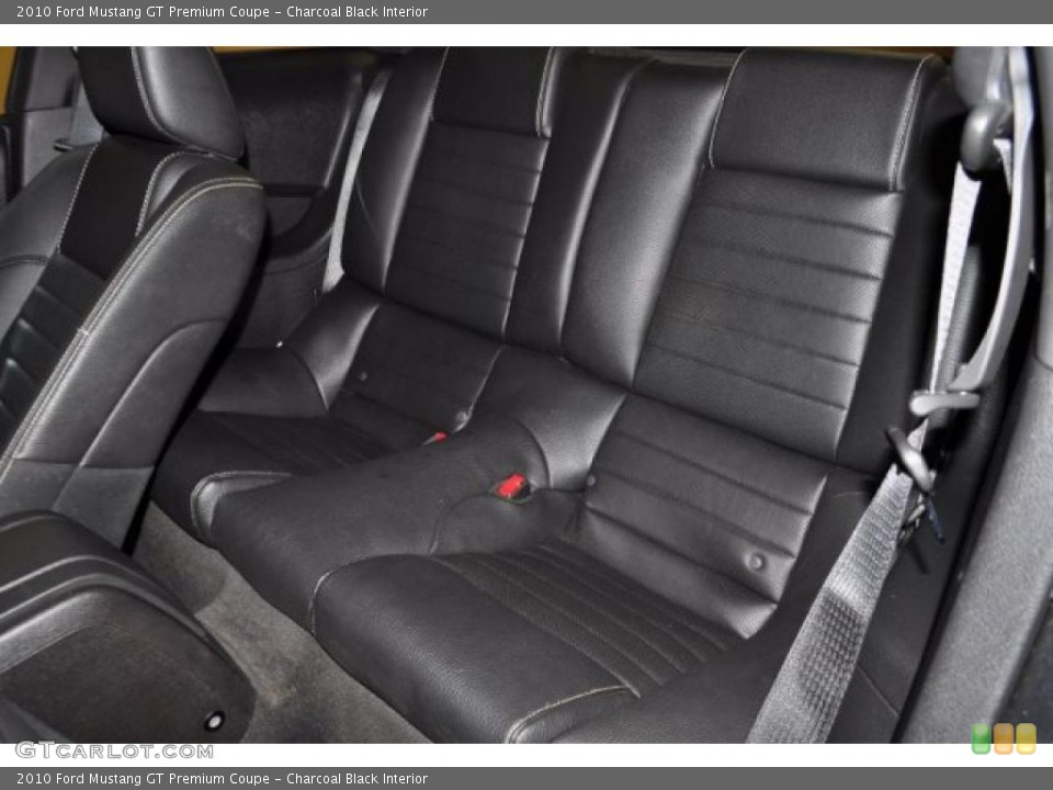 Charcoal Black Interior Photo for the 2010 Ford Mustang GT Premium Coupe #46323516