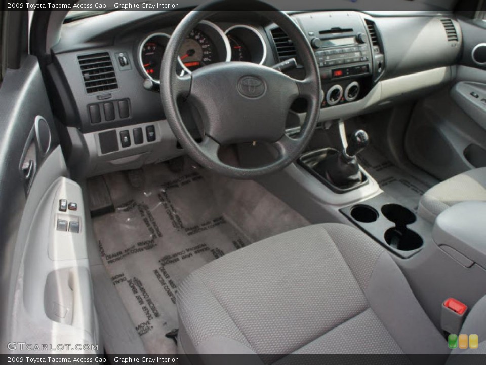 Graphite Gray Interior Photo for the 2009 Toyota Tacoma Access Cab #46323891