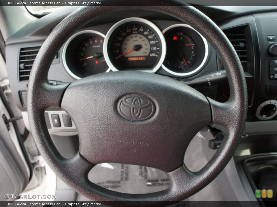 Graphite Gray Interior Steering Wheel for the 2009 Toyota Tacoma Access Cab #46323903