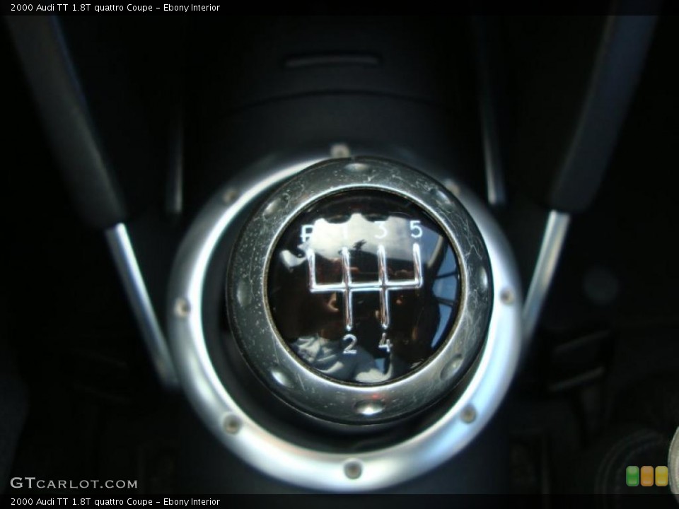 Ebony Interior Transmission for the 2000 Audi TT 1.8T quattro Coupe #46324989