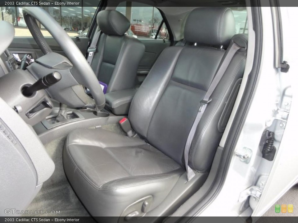 Ebony Interior Photo for the 2003 Cadillac CTS Sedan #46326189
